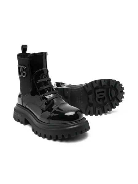 Botki dziecięce Dolce And Gabbana czarne