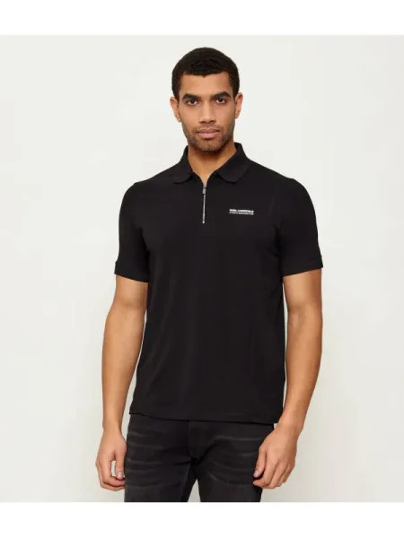 Karl Lagerfeld Polo negru