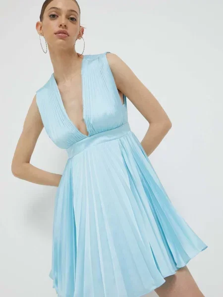 Obleka Abercrombie & Fitch modra