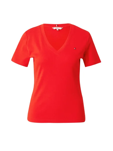 Tommy Hilfiger kratka majica rdeča