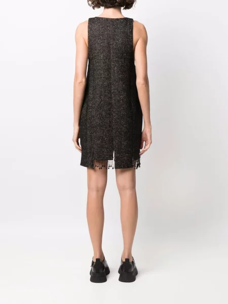 Rochie Ganni cu mărgele de costum negru