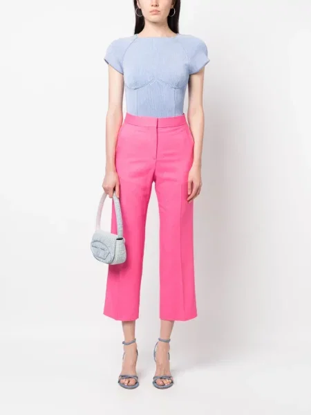 Kelnės Msgm apkarpytas rožinė