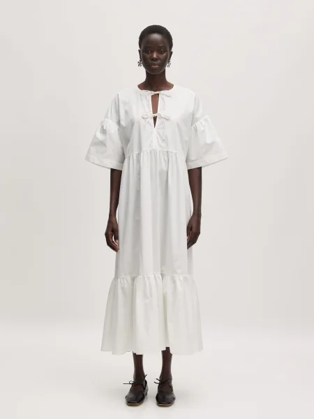 EDITED Rochie Pia' alb
