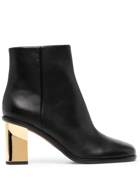 Botine Chloé din piele negru