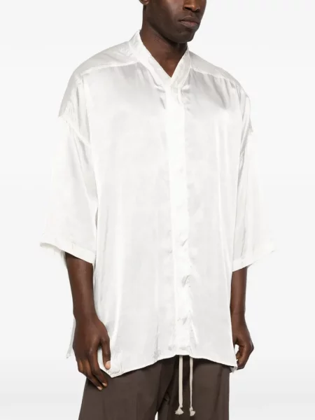 Къс риза Rick Owens бяло