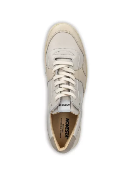 Sneakers Novesta με κορδόνια με δαντέλα γκρι