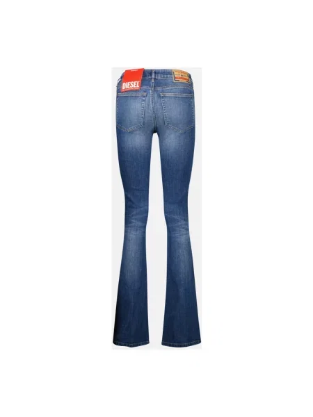 Diesel Jeansy Kobieta Bootcut Flared Jeansy niebieski