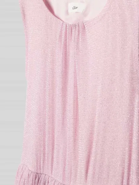 Taliowana sukienka casualowa w Efekt warstw S.oliver Red Label różowa