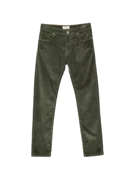 Pantaloni Jacob Cohën de catifea cord cu autograf verde