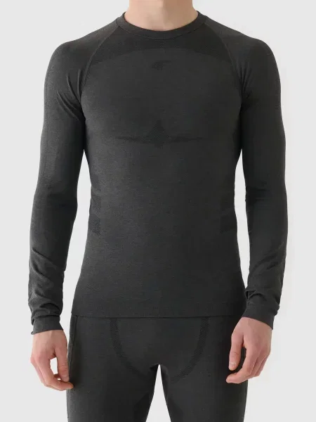 4F bezszwowa bielizna narciarska termoaktywna longsleeve S/M czarna