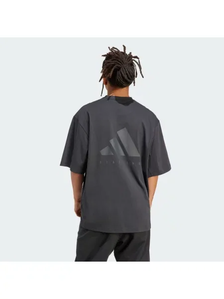 Adidas T-Shirt PrimeLift Workout Oversize czarny