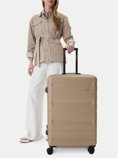 GINO ROSSI Велика валіза бежевий