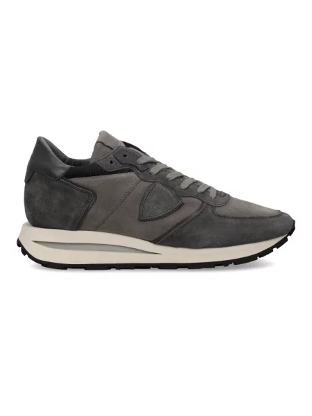 Buty do biegania Philippe Model skórzane do biegania szare