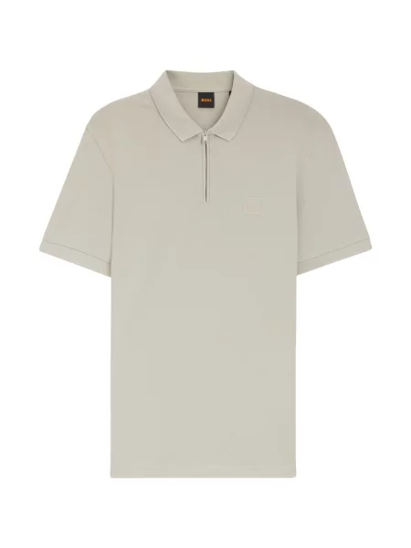 Tricou polo Boss bej