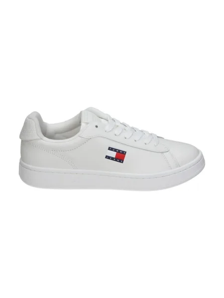 Dámske topánky Tommy Jeans Archive Court ecru biela