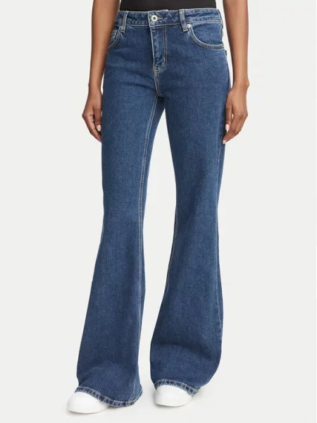 HUGO Blugi Bleumarin Flare Fit
