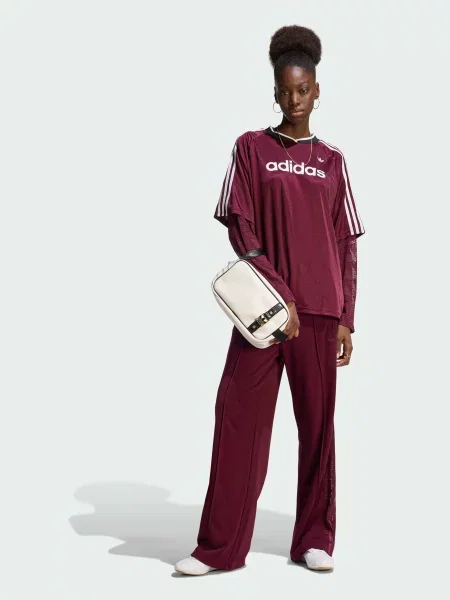 Футболка adidas перероблений бордовий