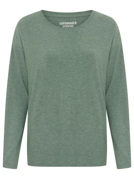 Copenhagen Studios Tričko olivová