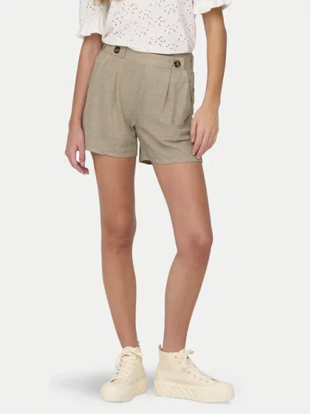 JDY Szorty materiałowe Birdie Geggo beżowy