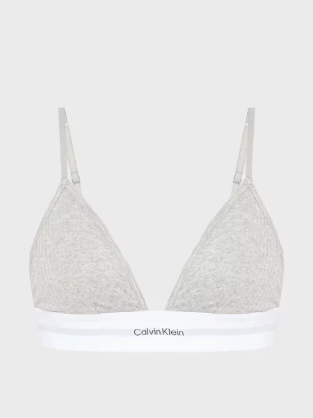 Без підкладки бюстгальтер Calvin Klein сірий