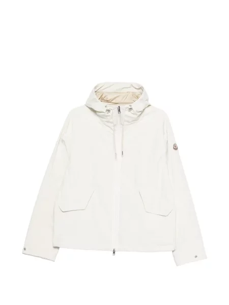 Striukė Moncler su gobtuvu balta