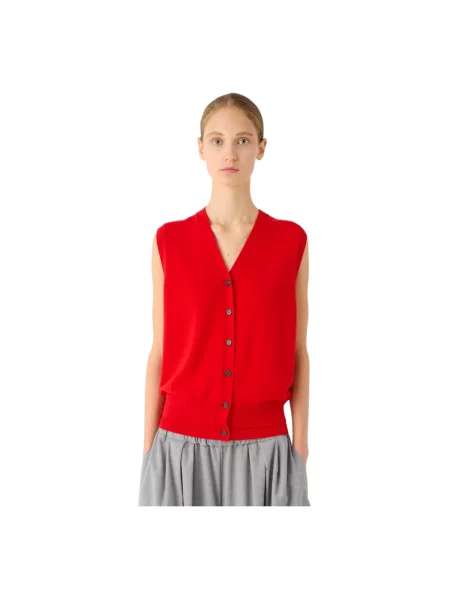 Sweter Meimeij czerwony