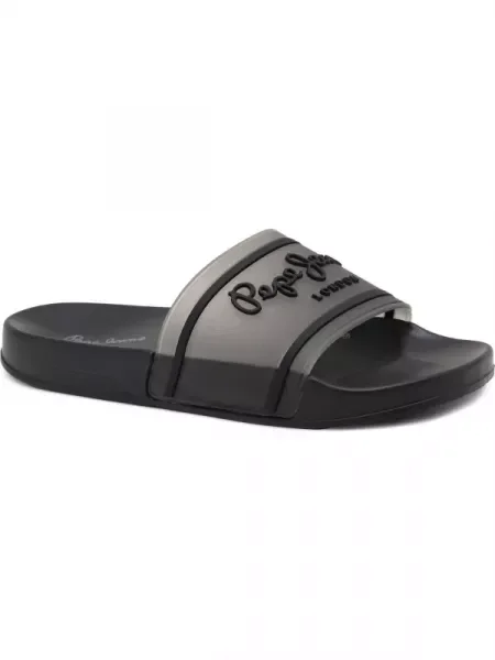 Pepe Jeans London Șlapi SLIDER negru