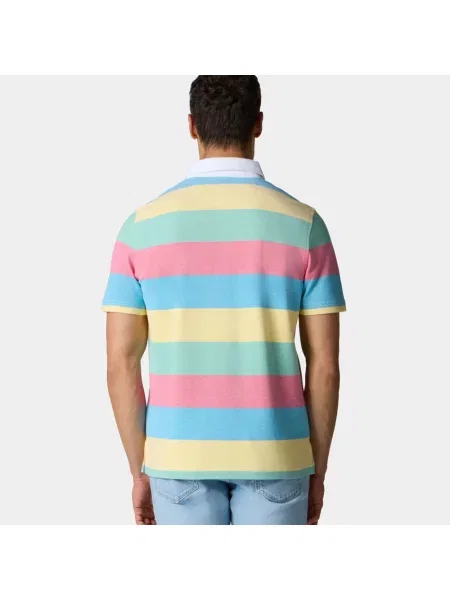 Dzianinowa koszulka polo Brooks Brothers z paskiem