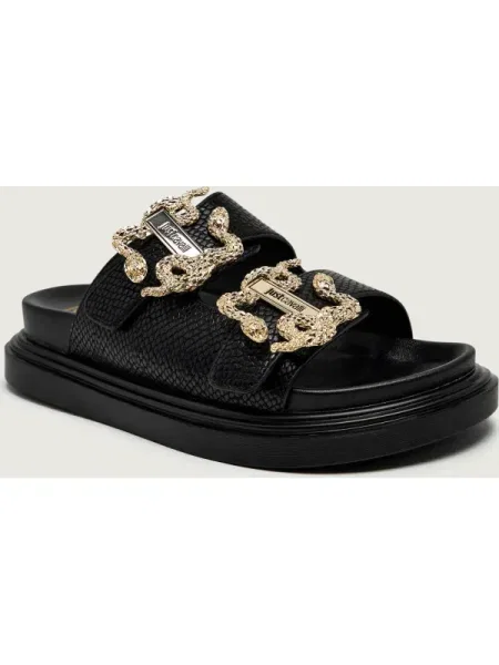 Șlapi Just Cavalli negru