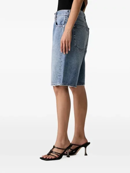 Pantaloni scurți din denim Anine Bing albastru