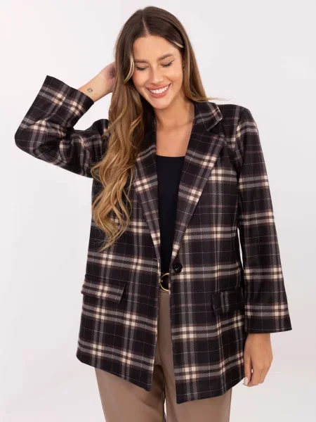 Geacă Moda Italy negru