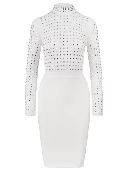 Kraimod Rochie argintiu alb