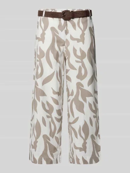 Kuloty z mieszanki lnu i bawełny z Christian Berg Woman