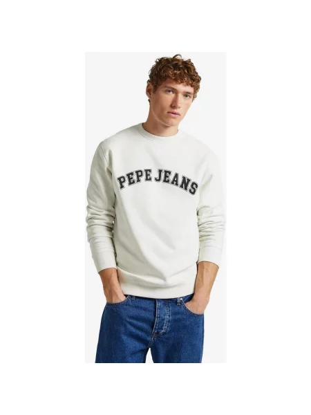 Bluza Pepe Jeans Raven biało-czarna XXL biała
