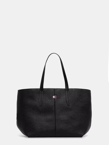 Geantă Tommy Jeans Tjw Slouchy City Tote negru