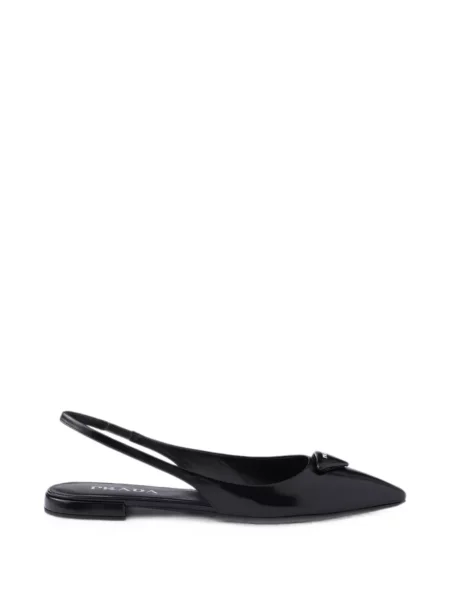 Balerini Prada din piele negru