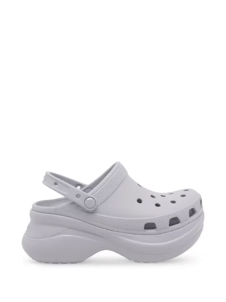 Saboți Crocs cu platformă gri