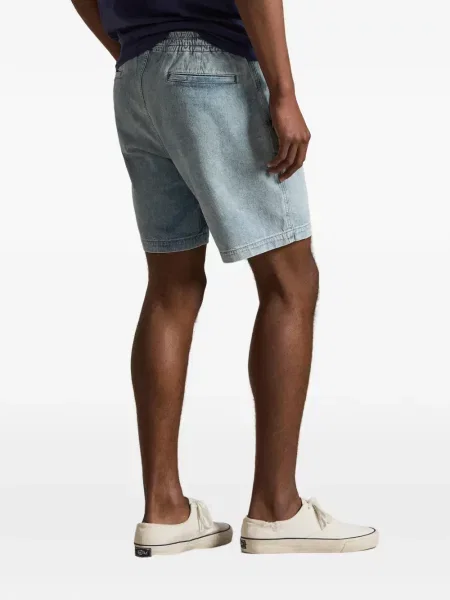 Ριγέ δερμάτινος κάλτσες Polo Ralph Lauren με κορδόνι μαύρο