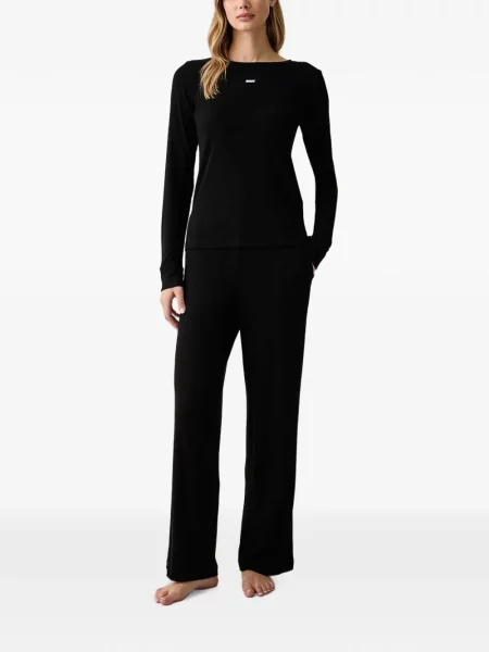 Pijamale Dkny cu autograf negru