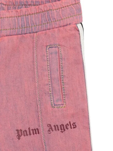 Dětské kalhoty Palm Angels růžové