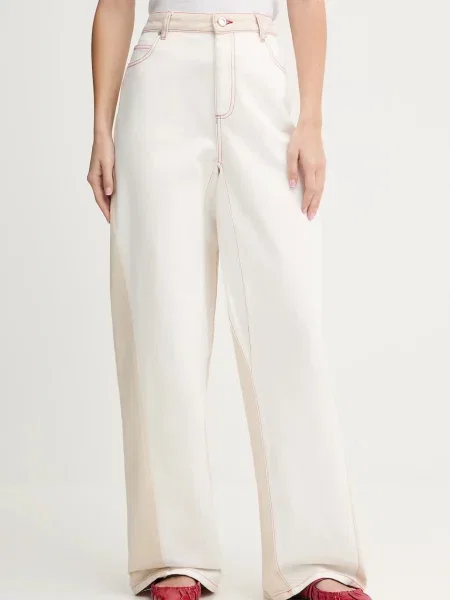 Stine Goya jeans high waist bej