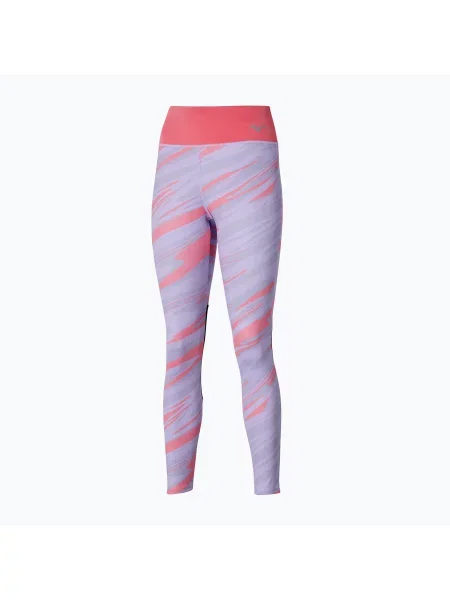 Běžecké legíny Mizuno Printed lilac pastel