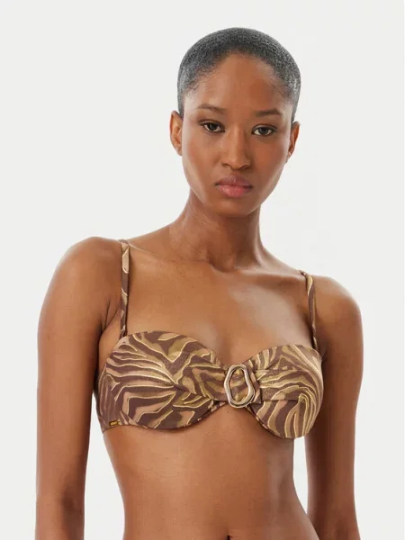 Selmark Góra od bikini brązowy