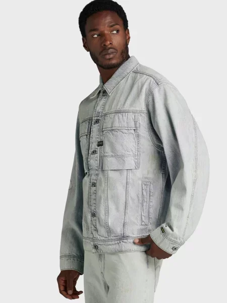 Джинсовая куртка G-star Raw голубая