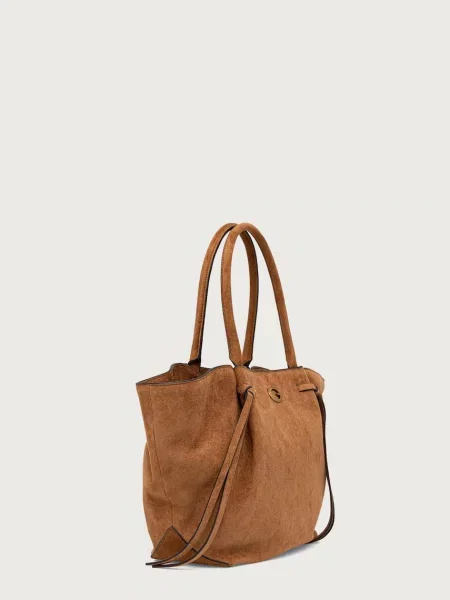Geantă shopper Guess maro