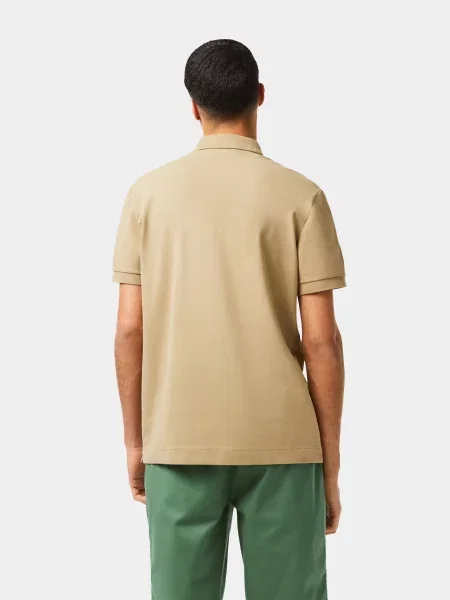 Поло Lacoste бежевое