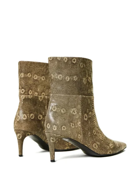 Botine Twinset cu imagine auriu