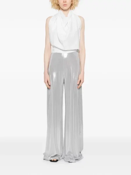 Bluzka Marrakshi Life drapowana z dekoltem halter biała