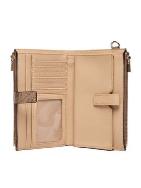 Guess Denarnica Laurel II Slg rjava