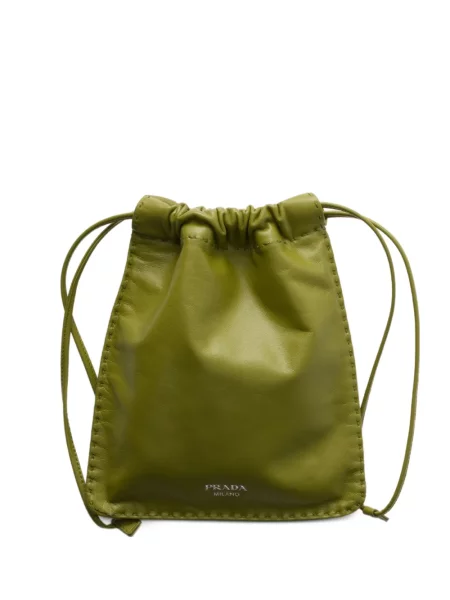 Geantă Prada din piele verde